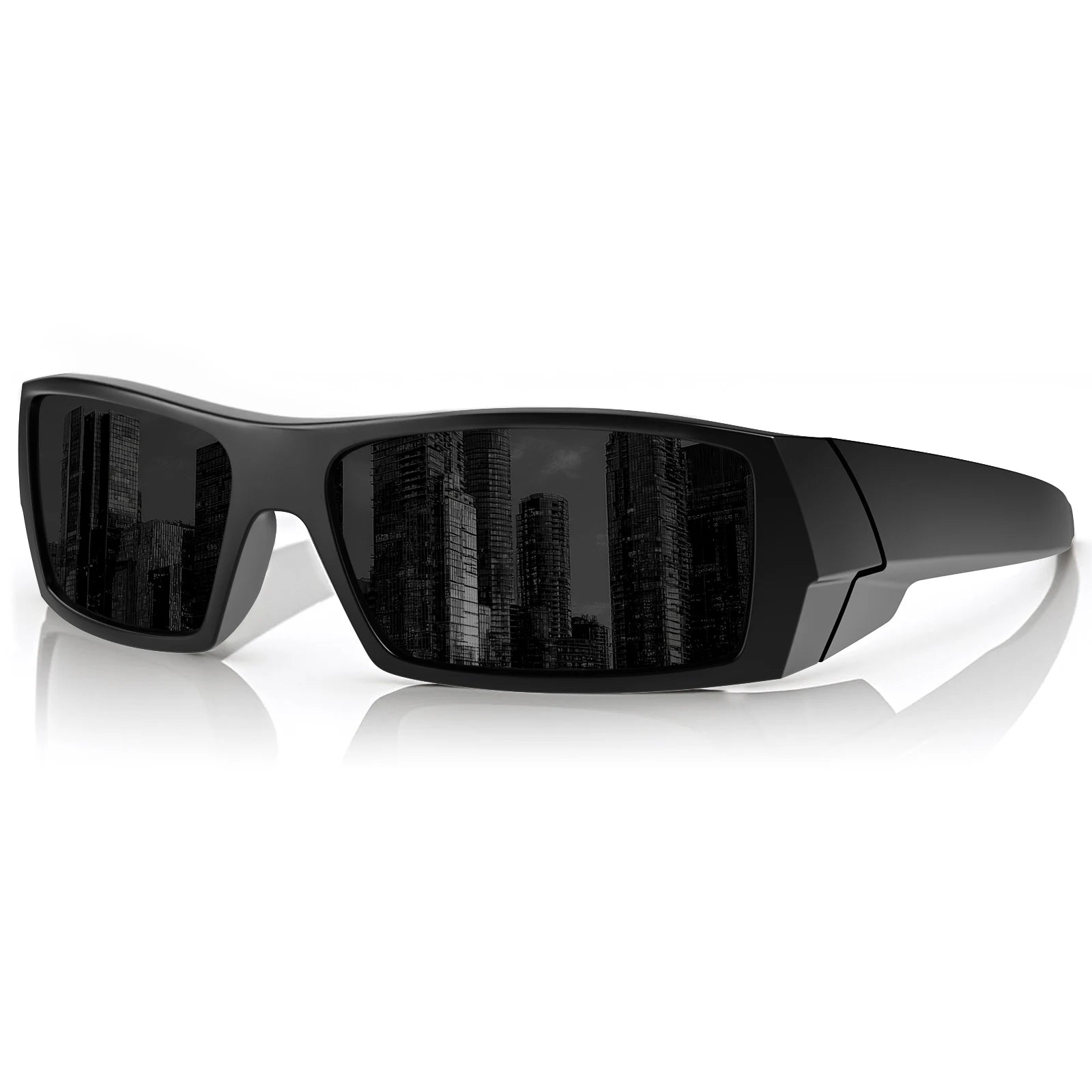 Polarized Wrap Around Sports Sunglasses