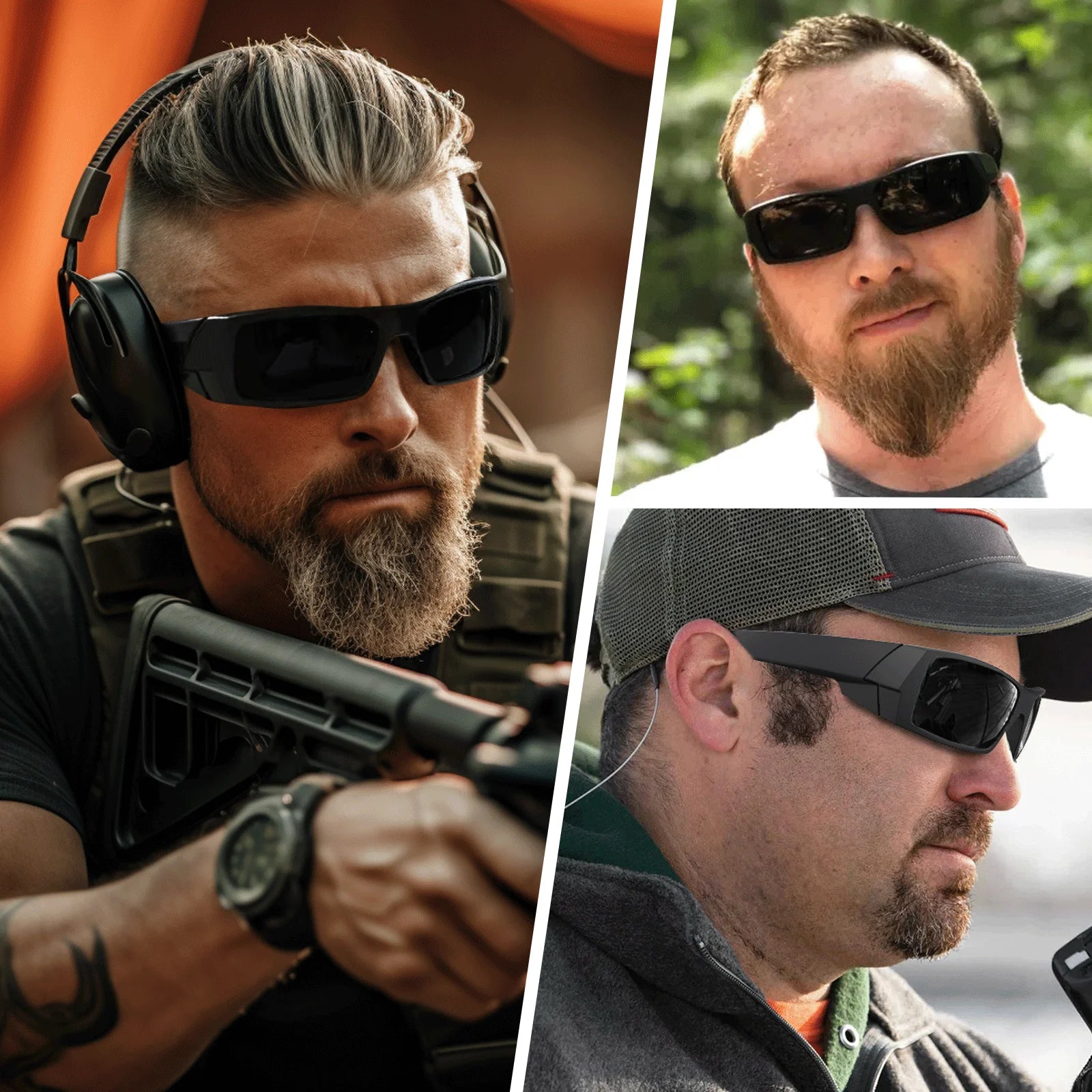 Polarized Wrap Around Sports Sunglasses